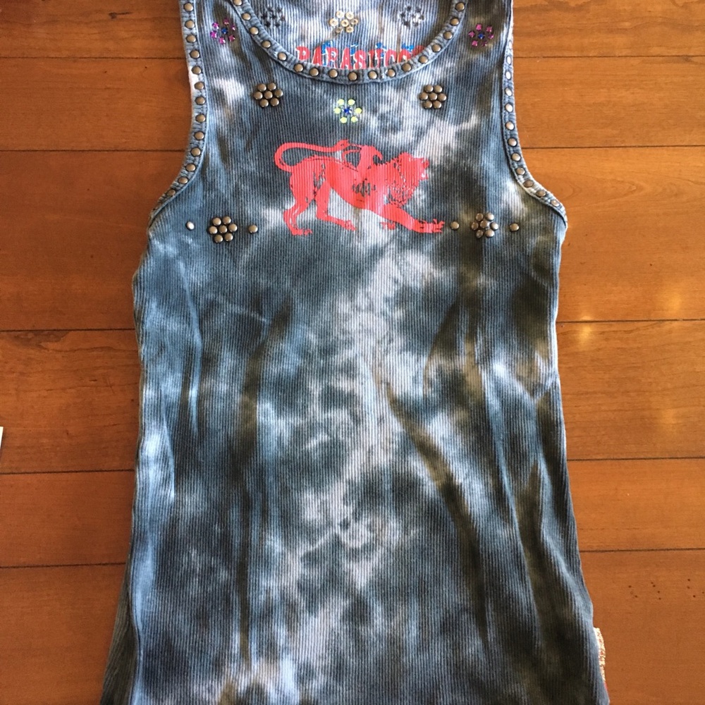 Women’s grey designer tank top